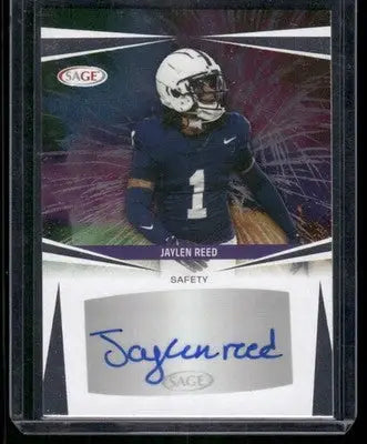2025 SAGE Jaylen Reed #A-JR3 Autograph Football - Football Card Single