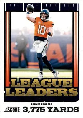 2025 Score #11 Bo Nix League Leaders - Football Card Single