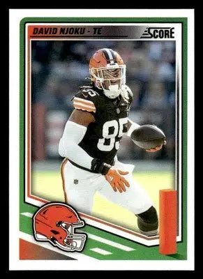 2025 Score #113 David Njoku - Football Card Single