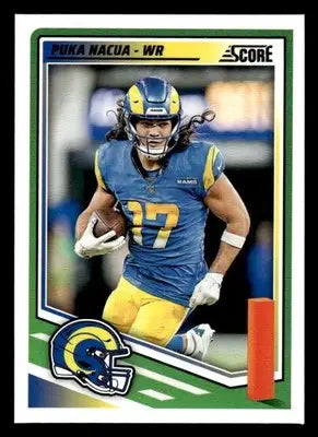2025 Score #120 Puka Nacua Los Angeles Rams - Football Card Single