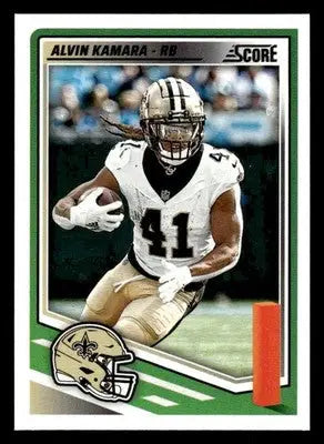2025 Score #122 Alvin Kamara New Orleans Saints - Football Card Single