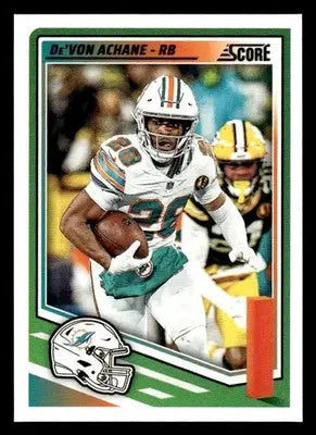 2025 Score #123 De’Von Achane - Football Card Single