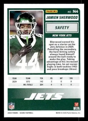 2025 Score #144 Jamien Sherwood - Football Card Single