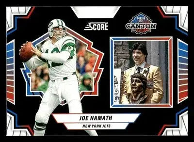 2025 Score #15 Joe Namath Men of Canton - Football Card Single