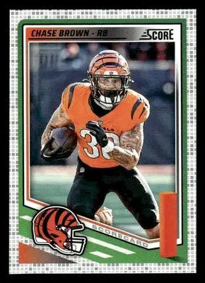 2025 Score #157 Chase Brown Scorecard - Football Card Single