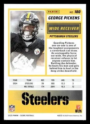 2025 Score #180 George Pickens - Football Card Single