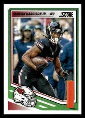 2025 Score #186 Marvin Harrison Jr. - Football Card Single