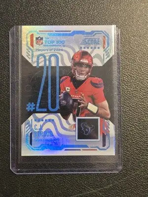 2025 Score #20 C.J. Stroud Top 100 - Football Card Single