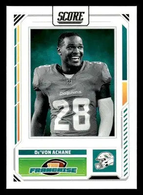 2025 Score #20 De’Von Achane The Franchise - Football Card Single