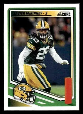 2025 Score #227 Xavier McKinney - Football Card Single