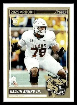 2025 Score #23 Kelvin Banks Jr. - Football Card Single