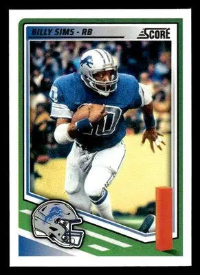 2025 Score #233 Billy Sims - Football Card Single