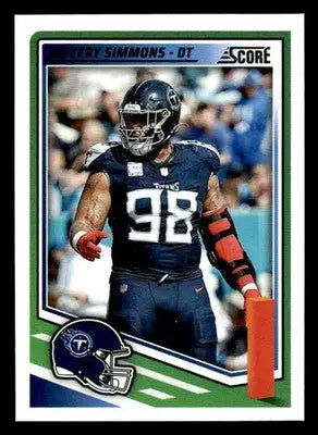 2025 Score #235 Jeffery Simmons - Football Card Single