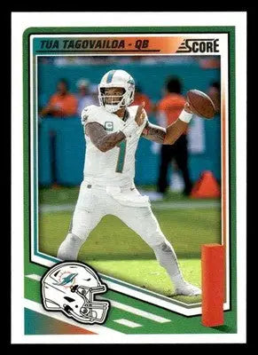 2025 Score #25 Tua Tagovailoa Miami Dolphins - Football Card Single