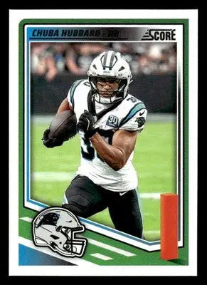 2025 Score #258 Chuba Hubbard Carolina Panthers - Football Card Single