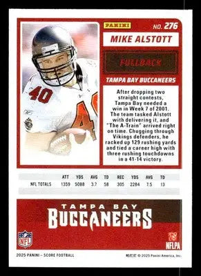 2025 Score #276 Mike Alstott - Football Card Single