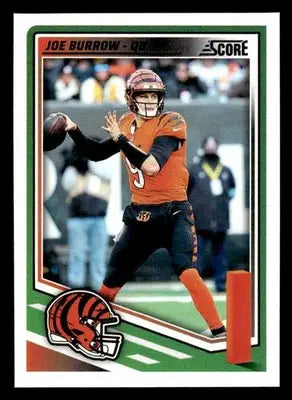 2025 Score #284 Joe Burrow - Football Card Single