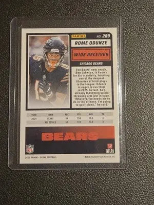 2025 Score #289 Rome Odunze Showcase #/250 - Football Card Single