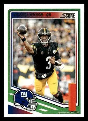 2025 Score #30 Russell Wilson - Football Card Single