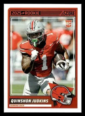 2025 Score #38 Quinshon Judkins - Football Card Single