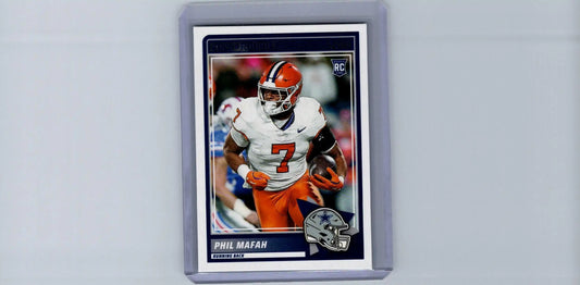 2025 Score Phil Mafah rookie card front view showcasing NFL collectible card