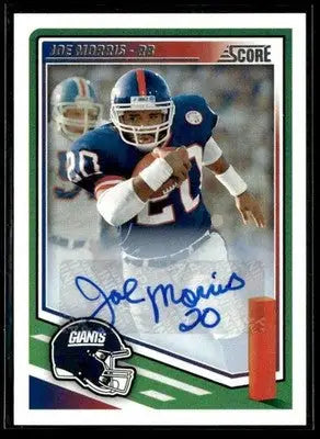 2025 Score #49 Joe Morris Base Signatures - Football Card Single