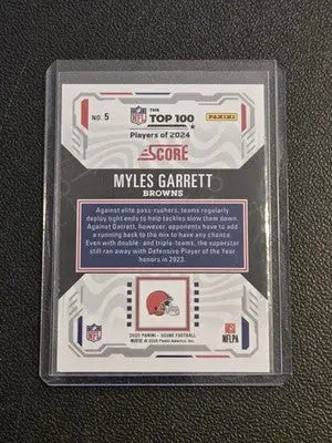 2025 Score #5 Myles Garrett Top 100