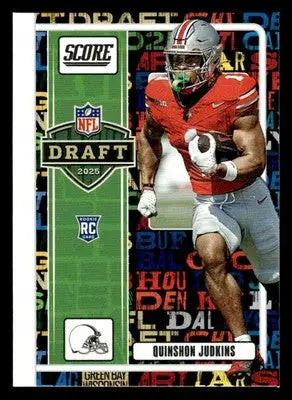 2025 Score #6 Quinshon Judkins NFL Draft - Football Card Single