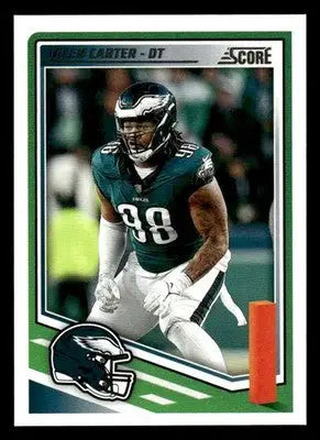 2025 Score #64 Jalen Carter Philadelphia Eagles - Football Card Single