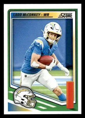 2025 Score #65 Ladd McConkey - Football Card Single