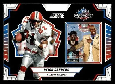 2025 Score #7 Deion Sanders Men of Canton - Football Card Single