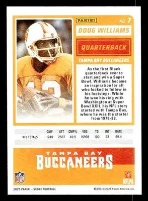 2025 Score #7 Doug Williams - Football Card Single