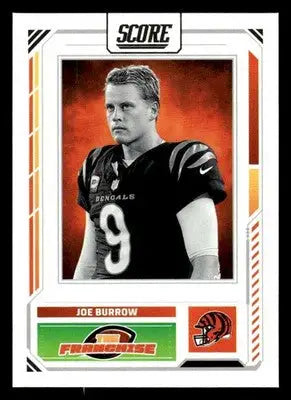 2025 Score #7 Joe Burrow The Franchise - Football Card Single