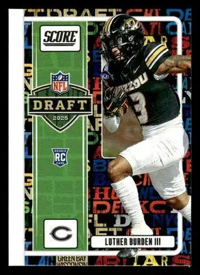 2025 Score #7 Luther Burden III NFL Draft - Football Card Single