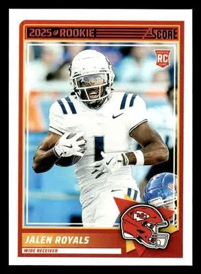 2025 Score #8 Jalen Royals - Football Card Single