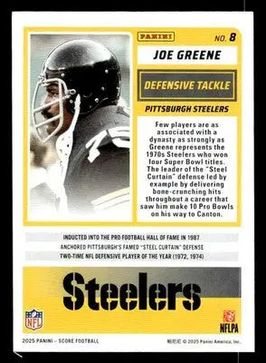 2025 Score #8 Joe Greene - Football Card Single