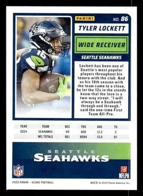 2025 Score #86 Tyler Lockett - Football Card Single