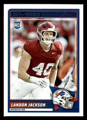 2025 Score #87 Landon Jackson - Football Card Single