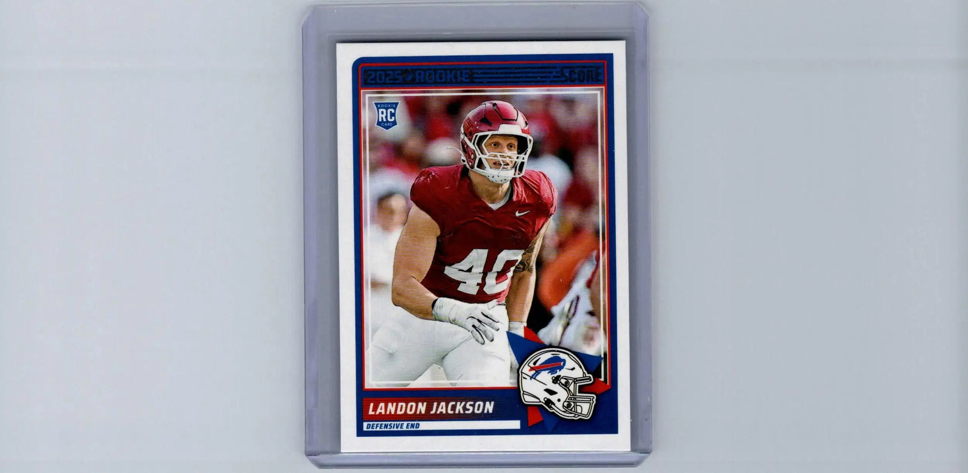 2025 Score Landon Jackson football card front view for collectible sports card collection