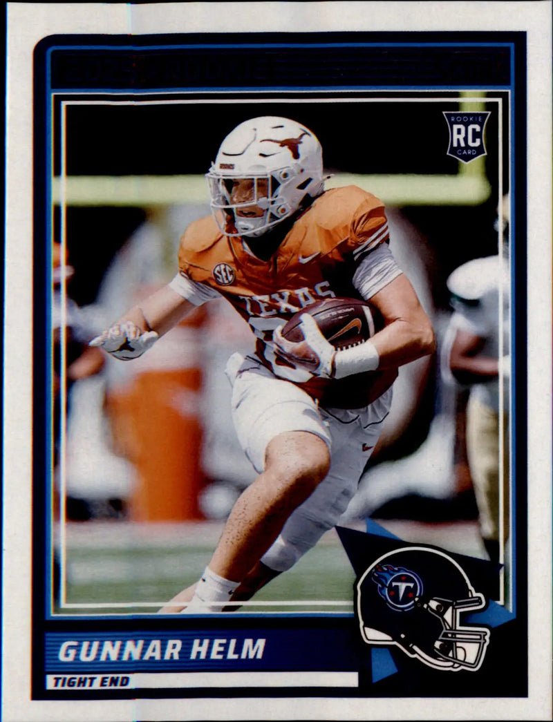 2025 Score #99 Gunnar Helm Rookie Rookie - Football Card Single