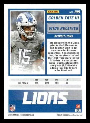 2025 Score-A-Treat #199 Golden Tate III - Football Card Single