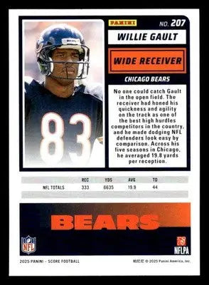 2025 Score-A-Treat #207 Willie Gault - Football Card Single