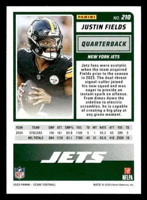 2025 Score-A-Treat #210 Justin Fields - Football Card Single