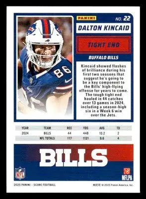 2025 Score-A-Treat #22 Dalton Kincaid - Football Card Single