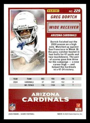 2025 Score-A-Treat #229 Greg Dortch - Football Card Single