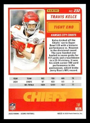 2025 Score-A-Treat #232 Travis Kelce - Football Card Single