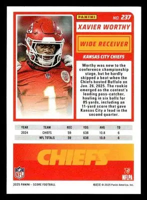 2025 Score-A-Treat #237 Xavier Worthy - Football Card Single