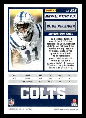 2025 Score-A-Treat #246 Michael Pittman Jr. - Football Card Single