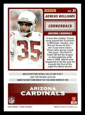 2025 Score-A-Treat #31 Aeneas Williams - Football Card Single