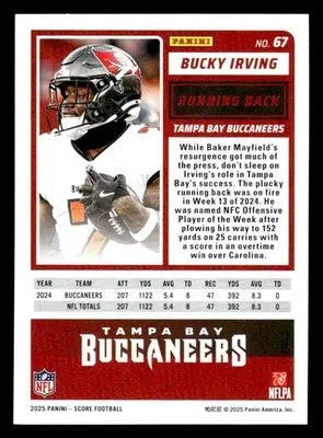 2025 Score-A-Treat #67 Bucky Irving - Football Card Single